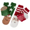 Totes Toasties Pack Of 2 Kids Super Soft Santa & Christmas Pudding Slipper Socks -Twinkle Home Decor Shop Totes Toasties Pack Of 2 Kids Super Soft Santa Christmas Pudding Slipper Socks12B502FRSP