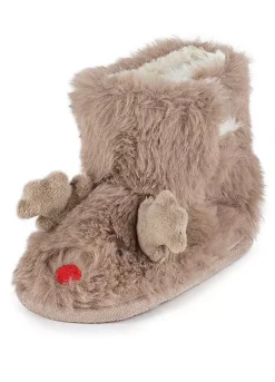 Totes Toasties Toddler Christmas Reindeer Bootie Slippers 8 Totes Toasties Toddler Christmas Reindeer Bootie Slippers -Twinkle Home Decor Shop Totes Toasties Toddler Christmas Reindeer Bootie Slippers12B912FRSP W02